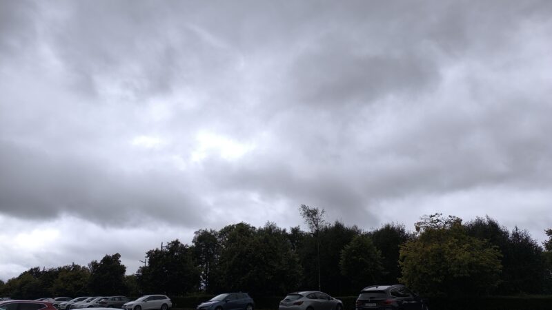 Dark clouds and scattered showers expected to clear around April 2026