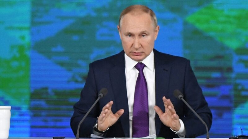 Putin warns no foreign troops should enter Ukraine – except North Koreans obviously