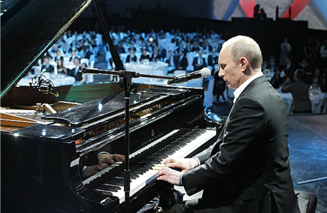 Vladimir Putin wins Russiavision Song Contest for third year in a row receiving 126% of the vote