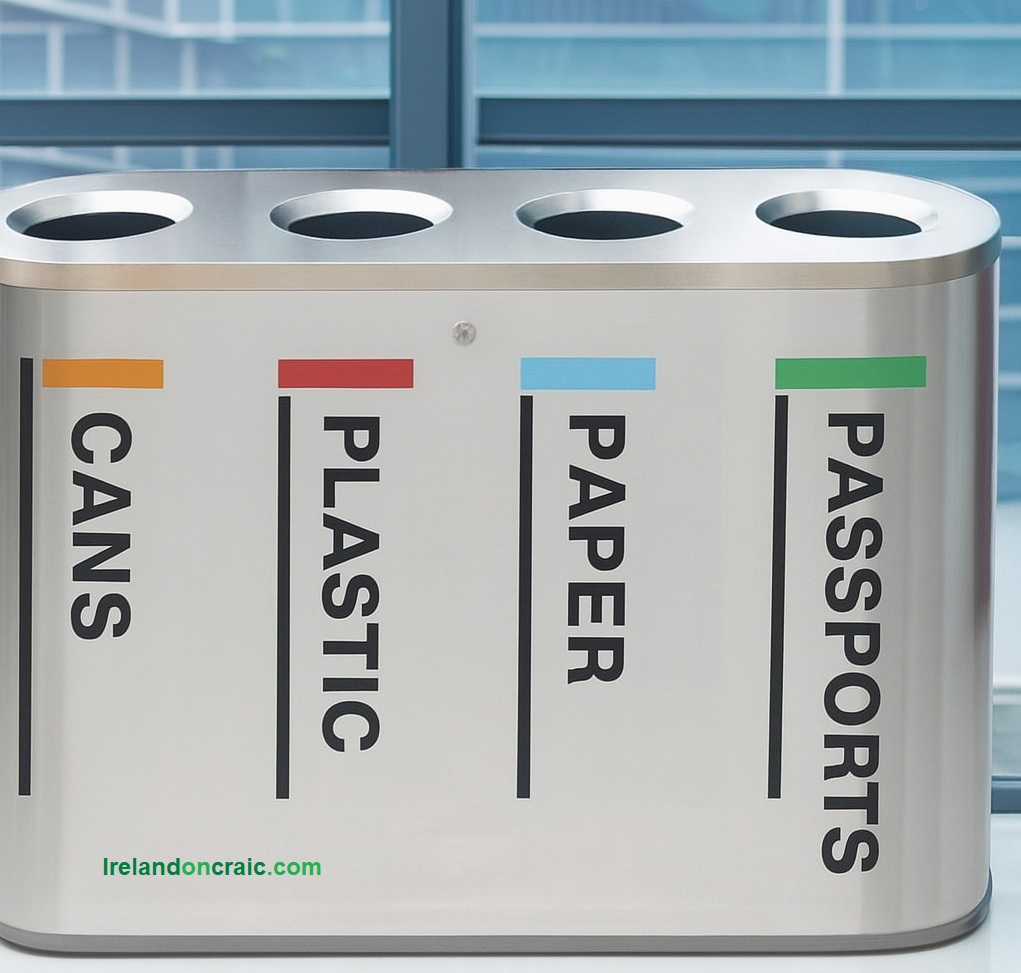New recycle bins installed at all Arrivals gates in Dublin Airport