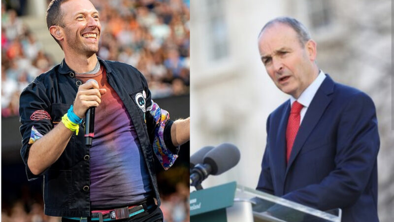 Coldplay’s Chris Martin says his uncle Micheál is the best Taoiseach Ireland has ever had