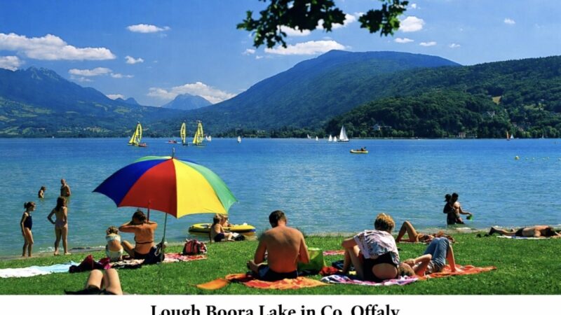 Lough Boora Lake in Pullough, County Offaly hottest place on Earth today