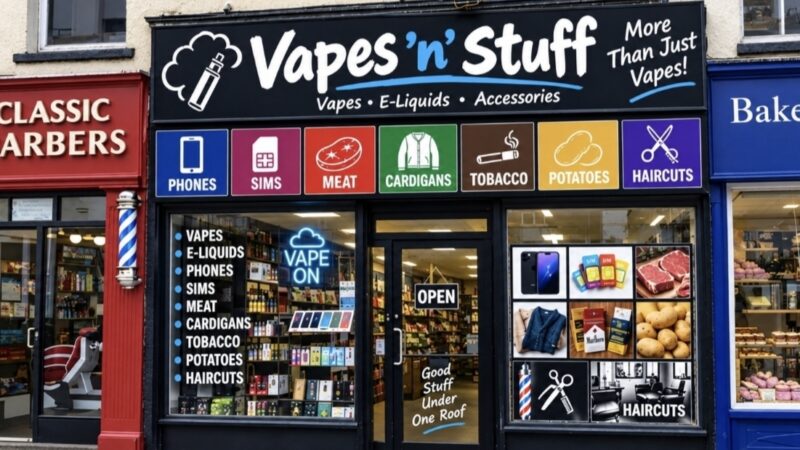 Tullamore gets its 17th Vape Shop